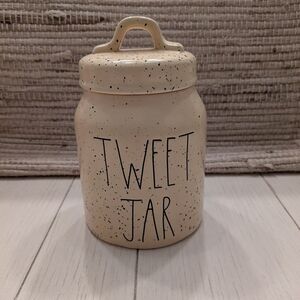 COPY - Rae Dunn Speckled Tweet Jar Canister